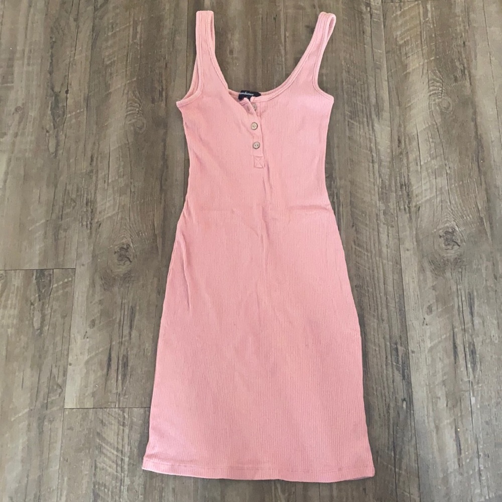 Pink pencil dress